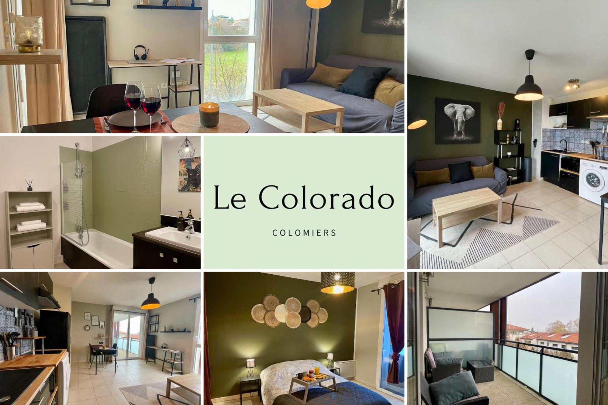 Le Colorado - Appartement Proche Airbus Colomiers Exterior foto